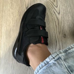 Prada America’s Cup strap sneakers size 37